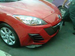 Mazda 3 chocado Mazda 3 chocado